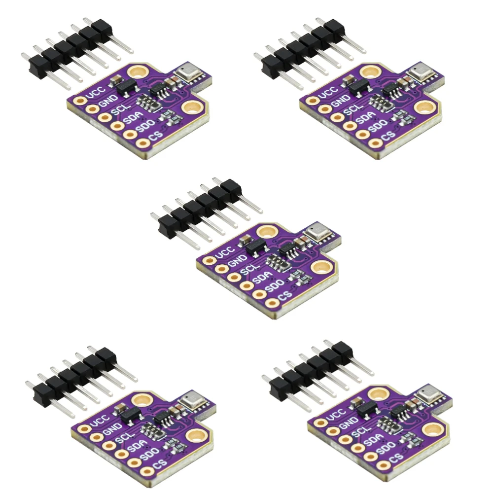 BME680 Sensor Tekanan Kelembaban Suhu Digital MCU-680 Papan Pengembangan Modul Ketinggian Tinggi