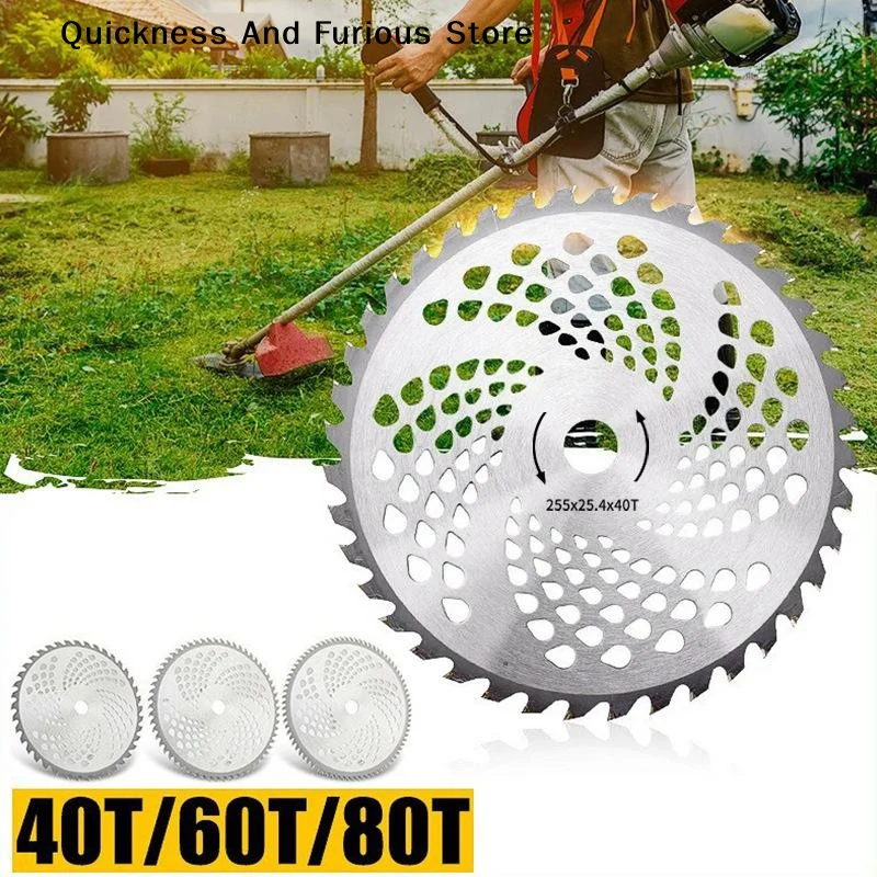 【T】1Pcs Alloy Brush Cutter Blade 40/60/80 Sharp Teeth High Wear Resistance For Garden Lawn Yard Weed Trimming view 6