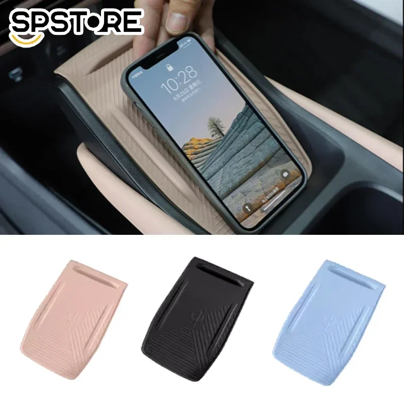 Car Wireless Charging Anti-slip Mat Interior Supplies Central Control Door Slot Mat For BYD Seagull Car Interior Accessories