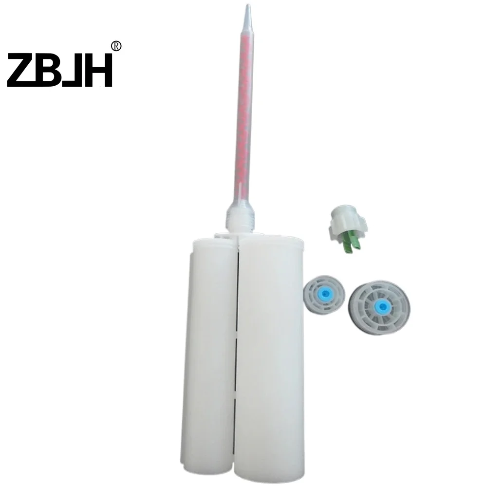 

400ml 1:2 Ratio AB Epoxy Glue Gun Empty Cartridge Barrel and Mixing Tube MC10-18 Thread Mouth