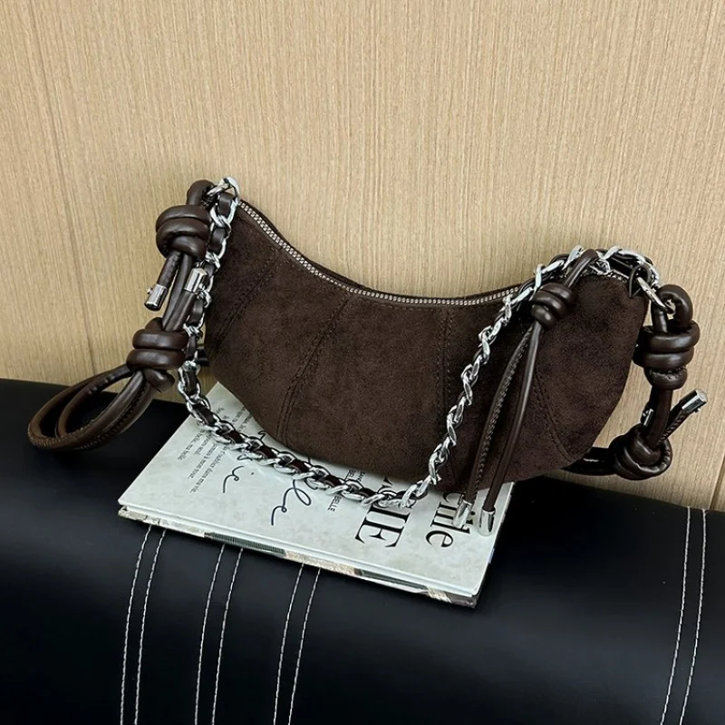 

Sophisticated Women Leather Handbag With Detachable Strap Convertible Shoulder Clutch