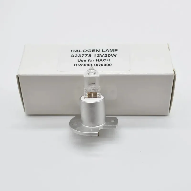 A23778 12V20W G4 Tungsten Halogen Bulb for Hach DR5000/DR6000 Spectrophotometer, UV Light Source Lamp