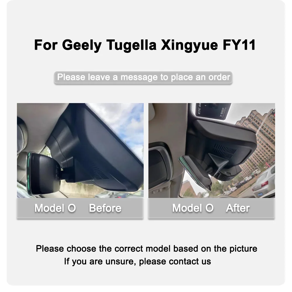 Customized 4K HD 2160P Plug and play Dash Cam For Geely Tugella Azkarra Xingyue FY11 Front and Rear WIFI Car Dvr Dashcam