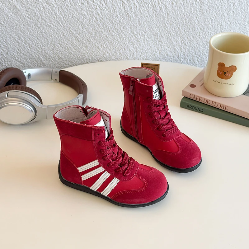 Boy/girl Wrestling Boots in Various Colors, Set-style Anti-slip Sports Shoes, Fitness Shoes, Boy's Breathable Wrestling Boots view 3