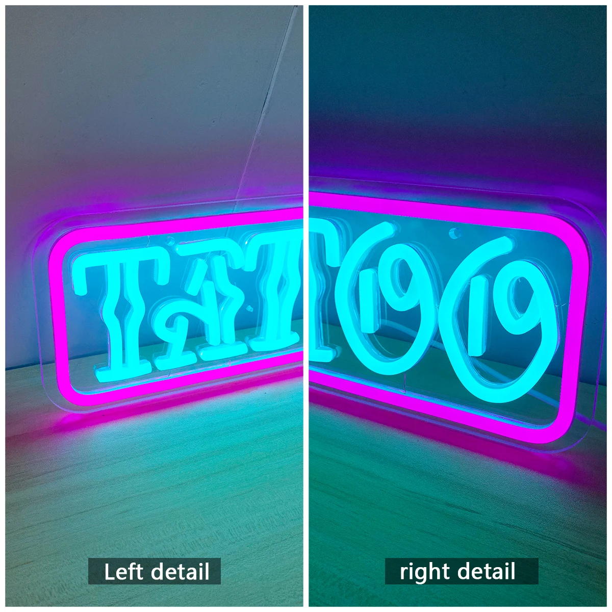 Imagem -05 - Tattoo Neon Sign For Bar Decoração Atmosfera Iluminação para Criar Atmosfera Luz Led Tattoo Shop