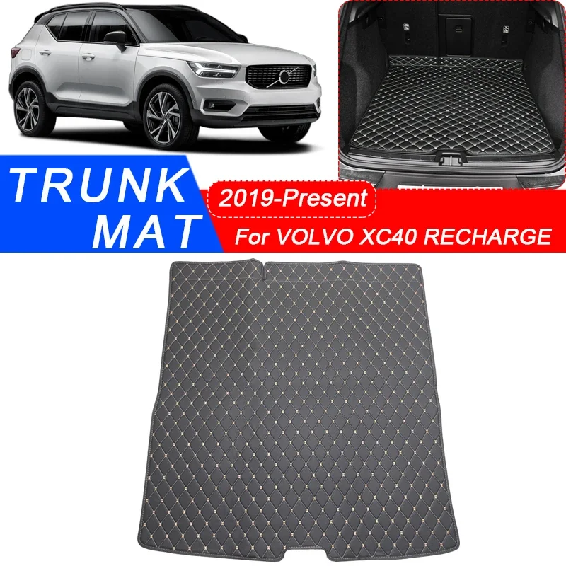 

Custom Car Styling Trunk Main Mat For VOLVO XC40 RECHARGE 2019-2025 Waterproof Anti Scratch Non-slip Protect Cover Accessory