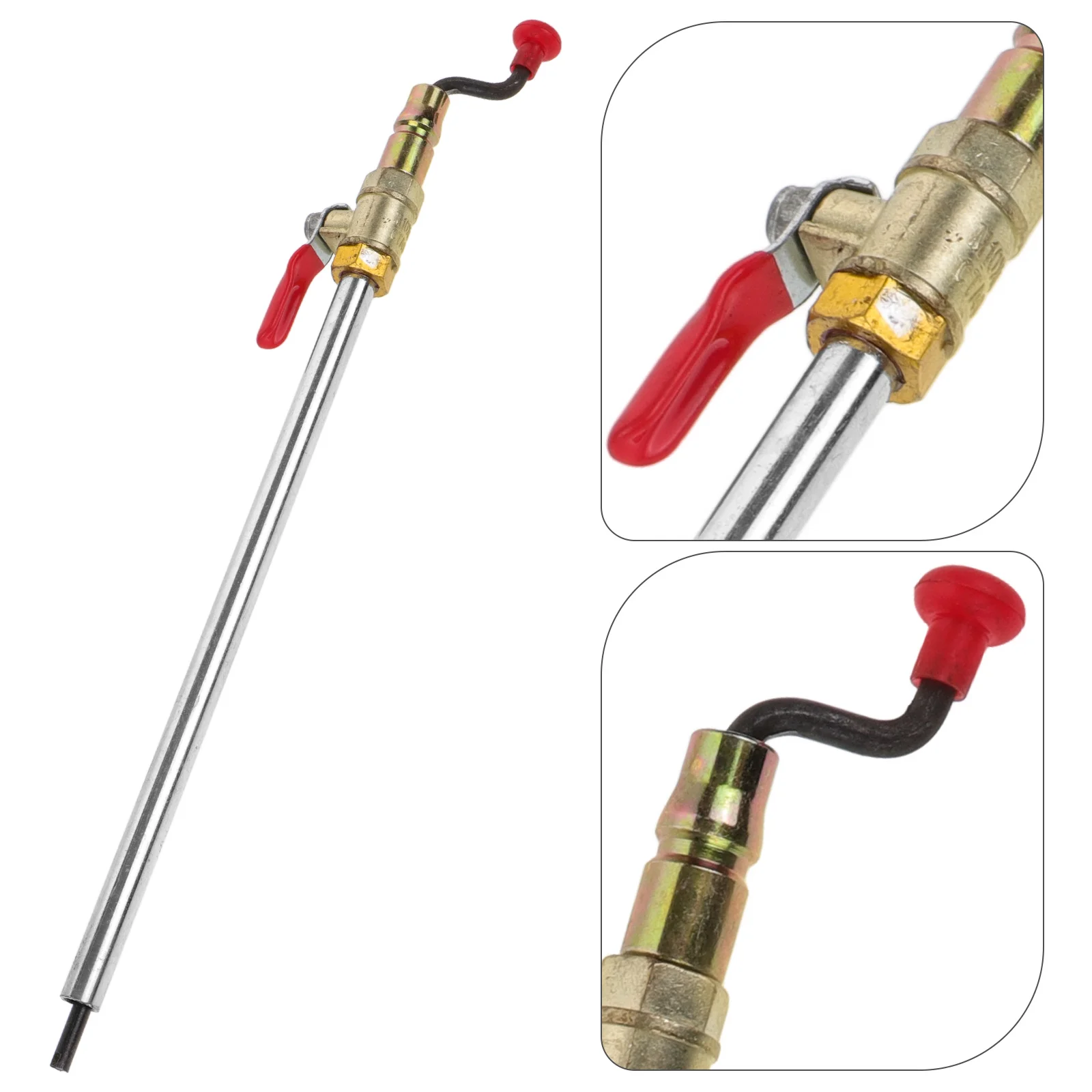 

Inflatable Rod Inflator Straight Chuck Nozzle Adapter Coupler Inflator Air for Car Truck Bike Stable Compact Design