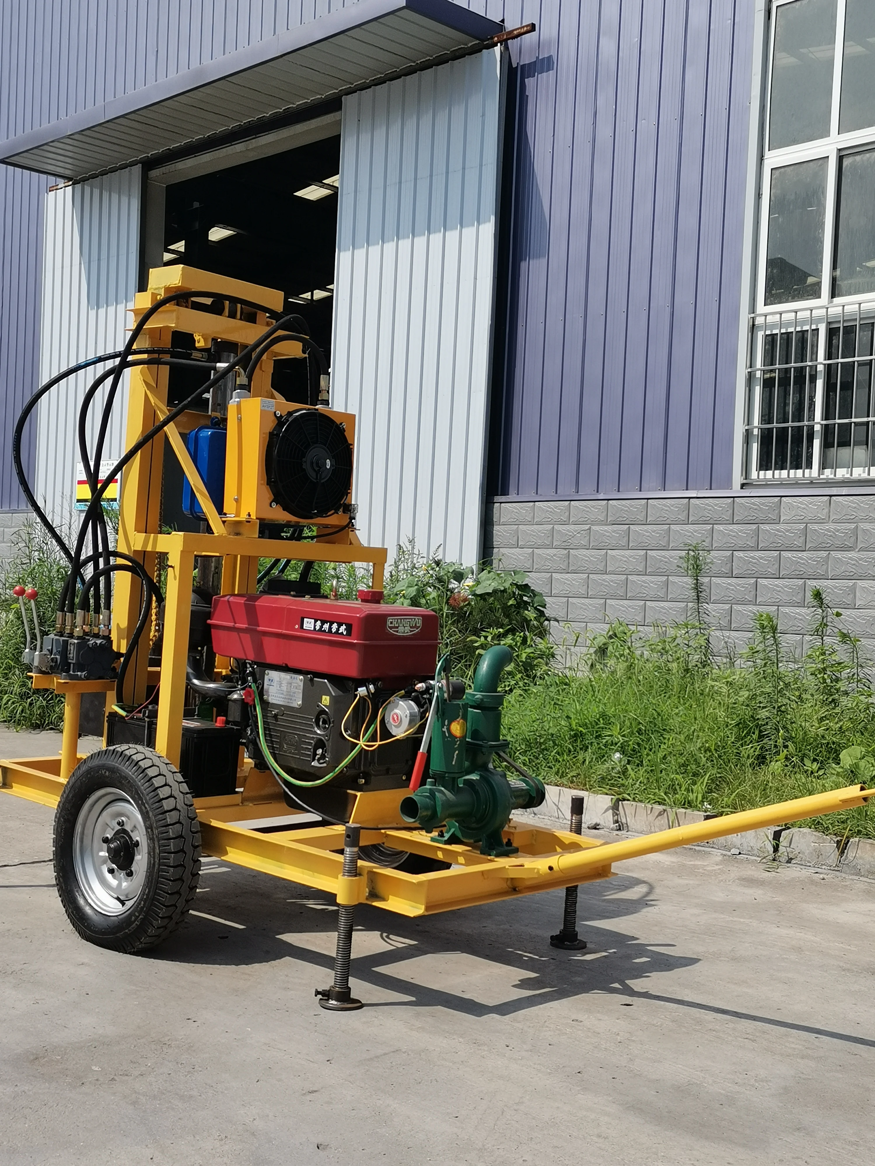 customized water well drilling machin max180m diesel Well drilling rigs Water Well Drilling rigs mine deepwell borehole machines