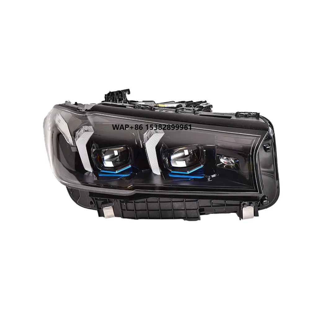 

For 5 Series G30 G38 2020-2023 Car Headlight Assembly Upgrade 2025 G68 Style Fangs Style LED Projector Lens Tool Accessories
