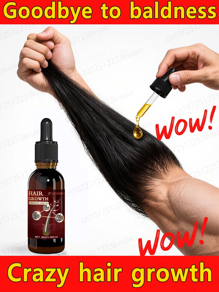

Say goodbye to baldness, hair growth essential oil will make your hair grow so long that the comb will burst