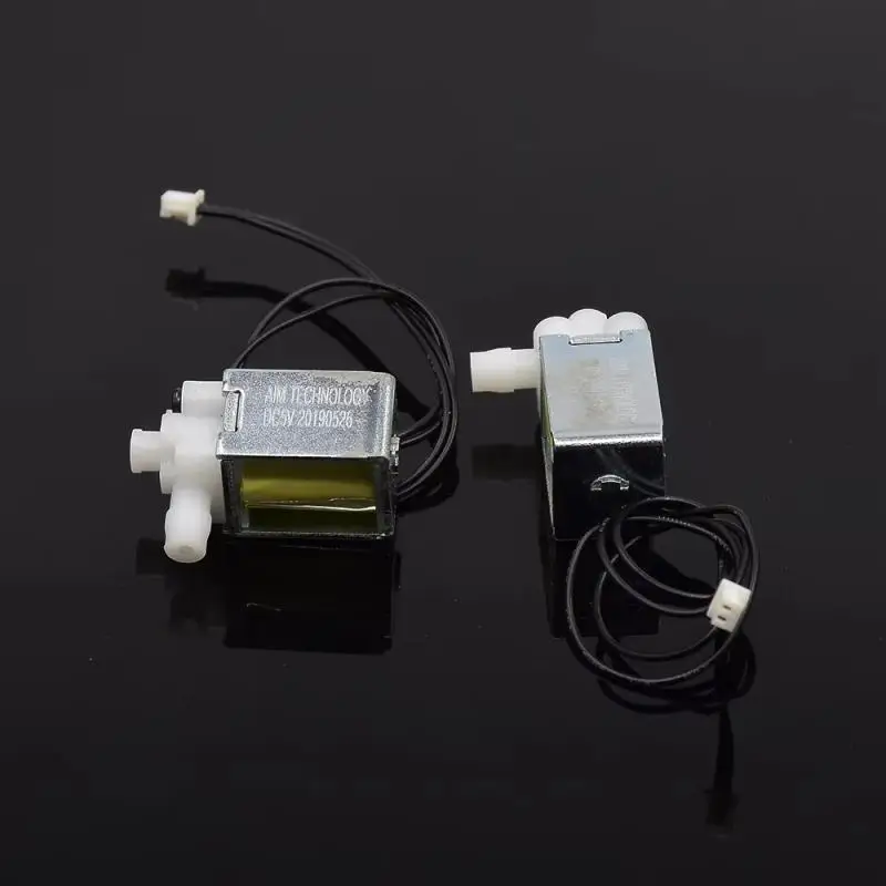 One Piece Mini Solenoid Water Valve, DIY Micro Control DC5V 2-position Electromagnetic Valve