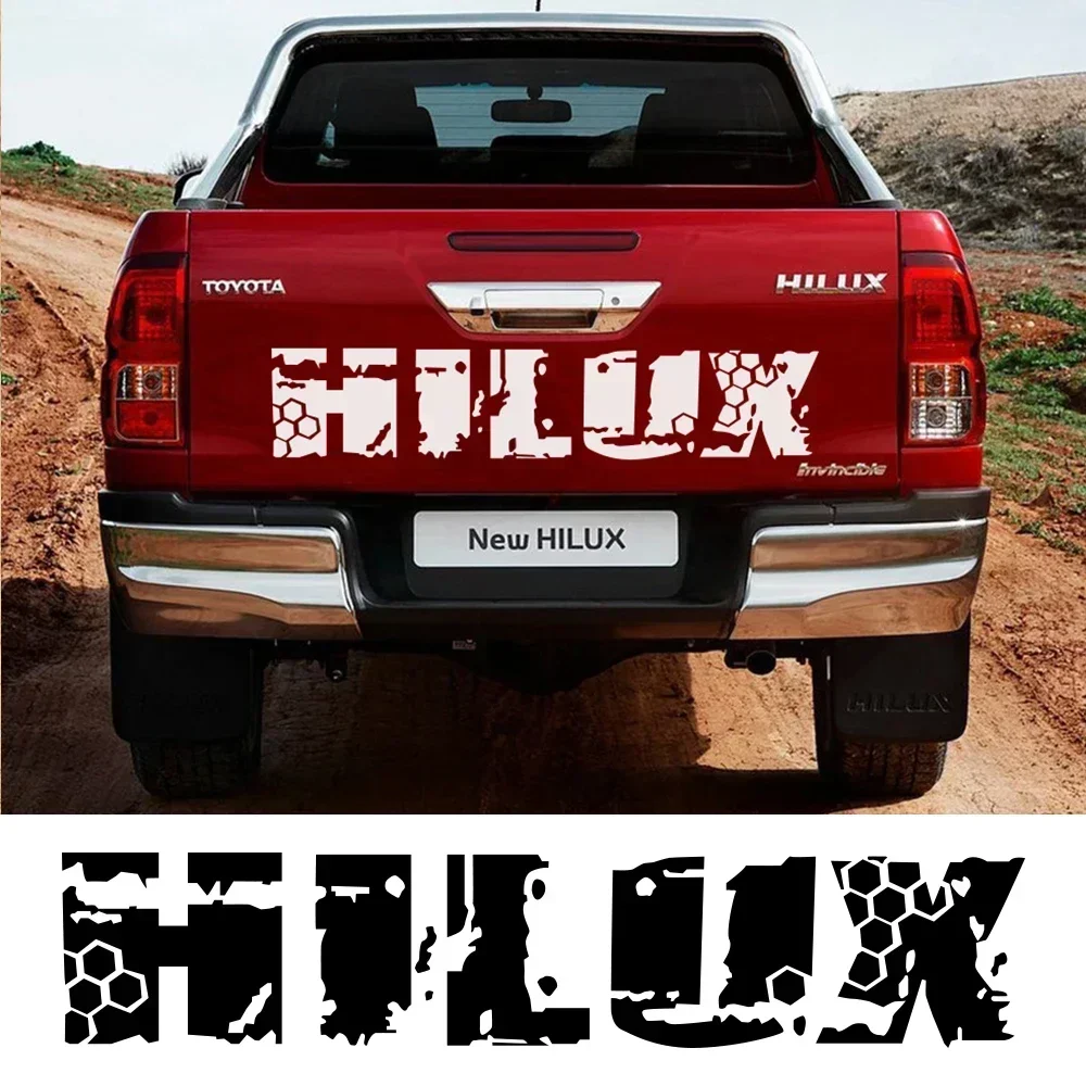 صندوق السيارة الخلفي ملصقات الديكور الرياضية ، فيلم الفينيل ، ضبط صائق ، السيارات ، اكسسوارات السيارات الخارجية لتويوتا هيلوكس