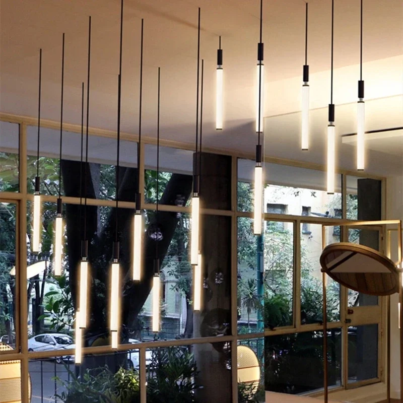 شعبية الحديثة الشمال نمط قلادة LED أضواء مصباح معلق لطاولة علوي الطعام غرفة المعيشة غرفة نوم السرير درج الثريا