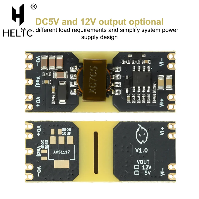 

DC15-70V Input To DC 5V 12V Boost Buck Module XC7010 Isolated Power Module Reserved For LDO Voltage Conversion Modules