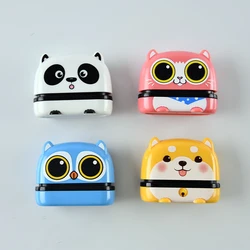 Black/White Customized Name Stamp Paints Personal Student Engraved Waterproof Non-fading Kindergarten ChildrenName Seal