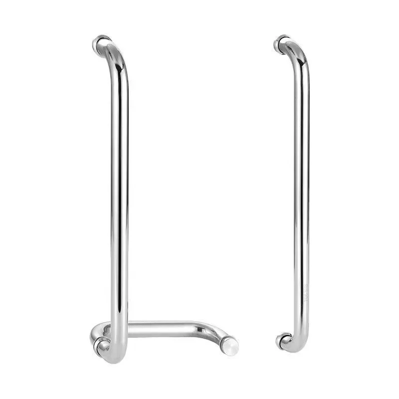 Glass Handle304Stainless Steel Shower Room Door Handle Bathroom Handle440