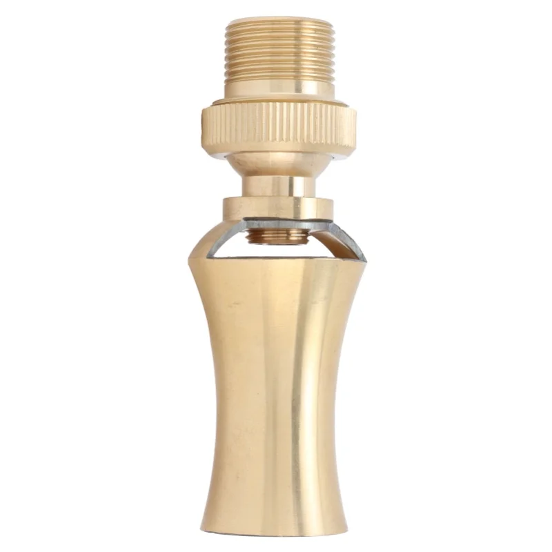 Brass Ice Tower Cedar Water Fountain Nozzle Spray Head Adjustable Pond Female Thread  Thread