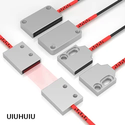 Matrix Optical Fiber Sensor 10-120mm Width Area Through Beam Sensor Fiber Optic Switch Rectangular Fiber Optic Sensor Surface