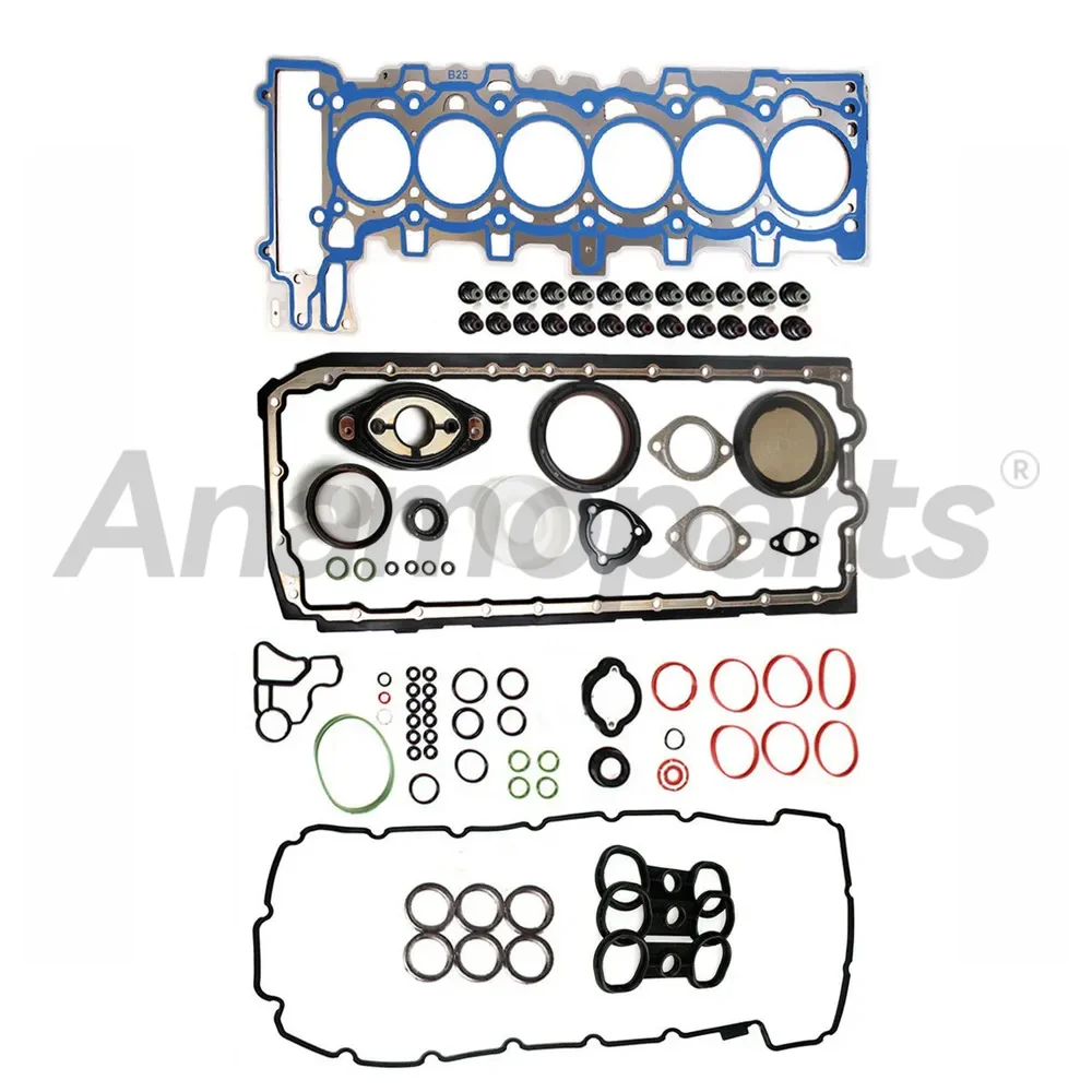 N52 B25 new pattern Engine Cylinder Head Gasket Set Timing chain kit For 2.5L 2.5T 05-13 BMW 323xi 323i 523i Z4 X3 24V 52257800