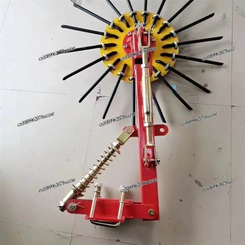 

Elastic Tooth Disc Type Rake Monomer Hanging Lawn Turning Machine Accessories Straw Forage Whole Translation Sun Climbing