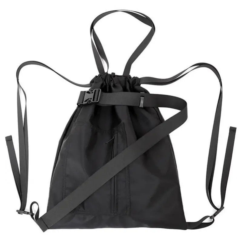 Original New Fashionable Drawstring Waterproof Nylon Women's Bag Outdoor Fitness Sports Mountaineering Backpack For Women Trendy