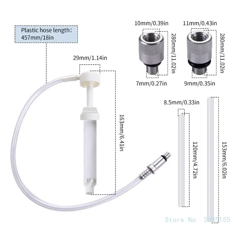 Fluid for Standard Quart Bottles 8cc per PumpStrokes and Hand Adapters, Transfer Gear Oil Fluid