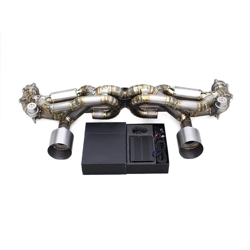 

Titanium Exhaust Pipe System For Porsche 718 Cayman GT4 4.0L 2020-2022 Motorsport Catback Muffler Vacuum Valve