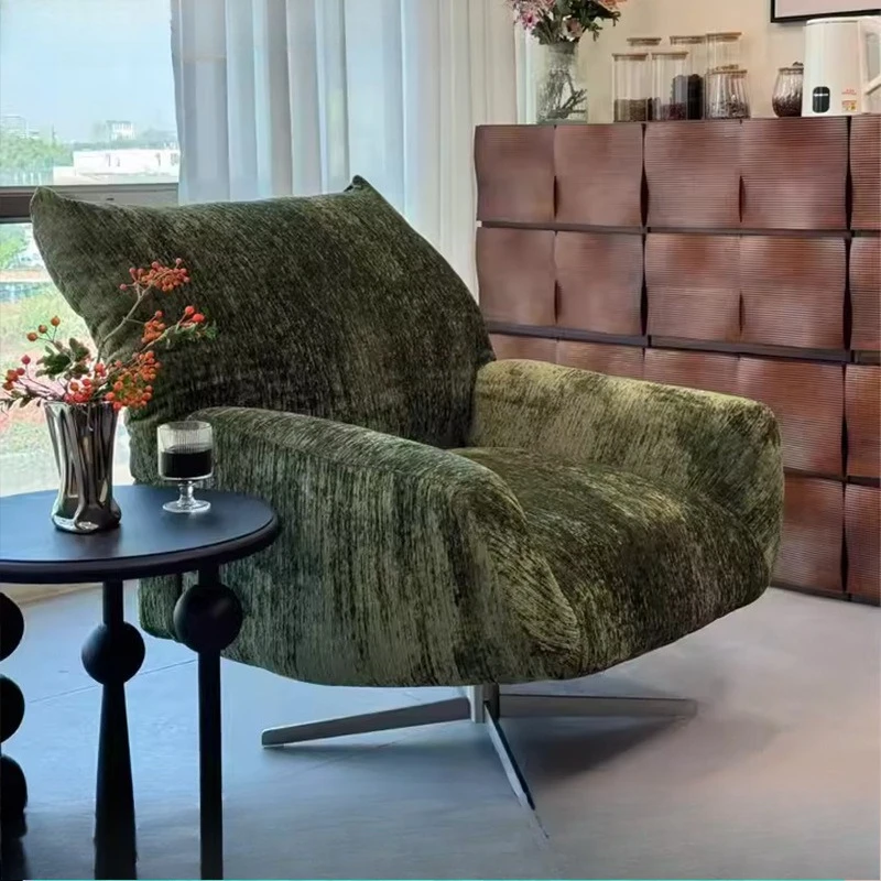 

Petal living room household adjustable single sofa chair, designer rotating backrest recliner lazy