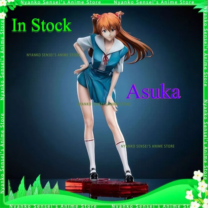 

В наличии NEON GENESIS EVANGELION EVA Asuka, новый стиль, школьная форма, 20 см, GK, Китай, версия. Фигурки Модели Аниме Игрушки Куклы Коллекция