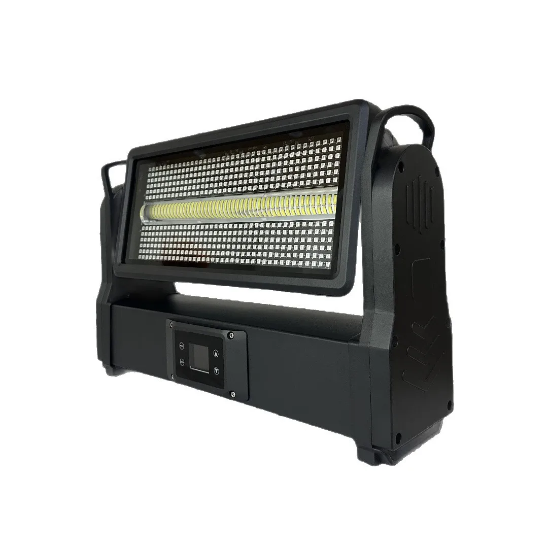 

Полноцветный водонепроницаемый стробоскоп с подвижной головкой 48 + 8-сегментная вспышка, наружное живописное освещение культурного и туризма, атмосфера освещения