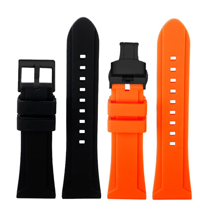 Large Waterproof Silicone Watch Strap For Diesel DZ7362 4323 4318 Men\'s Band 24mm 26mm Rubber Bracelet Soft