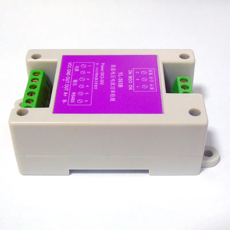 RS485 Communication DC Voltage Current Instantaneous Power Detection Module, High Current Anti-Reverse Connection Protection