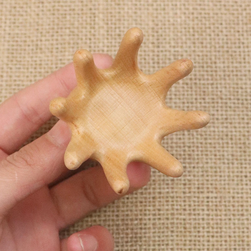 

Sandalwood Octopus Massage Comb Head Meridian Scraping Scalp Massage Brush Acupuncture SPA Gua Sha Massage Comb Fatigue Relief