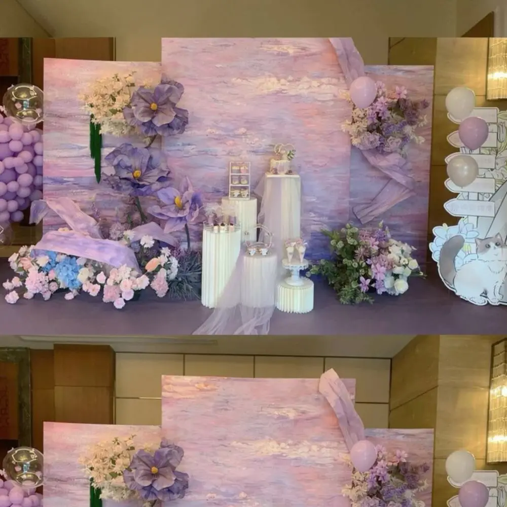 Round Paper Pillar Display Pedestal Wedding Birthday Event Dessert Table Base Foldable Decoration Stand Party Supplies