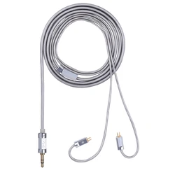 PULA IEM Earphone Connection Cable Silver-Plated Copper OFC Audio Upgrade Cable Type-C 2.5/3.5/4.4 MM Balanced Plug MMCX 2 pin