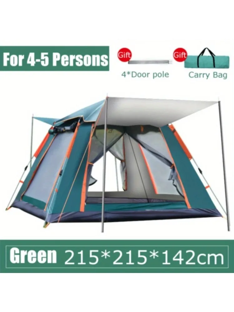 Tent picnic Camping Outdoor automatic variable speed open top tent 3-5 people portable beach shade tent bomb