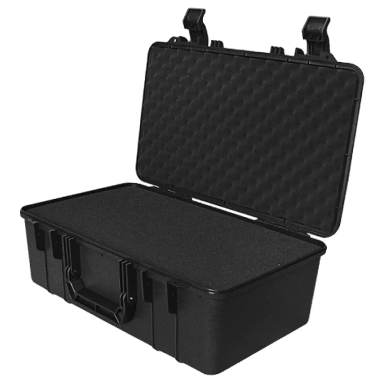 Practical Rigid Waterproof Storage Case with Handle Shockproof Toolbox Organizer for Car Tool Set Transport