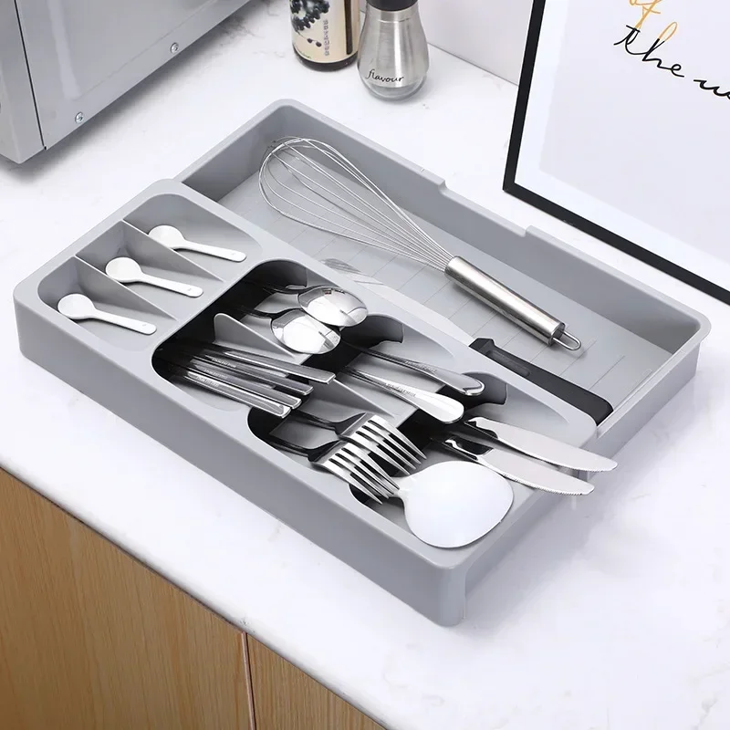 Kitchen Storage Tray Kitchen Organizer and Storage Container Cutlery Organization Home Garden Cutlery Storage Tray