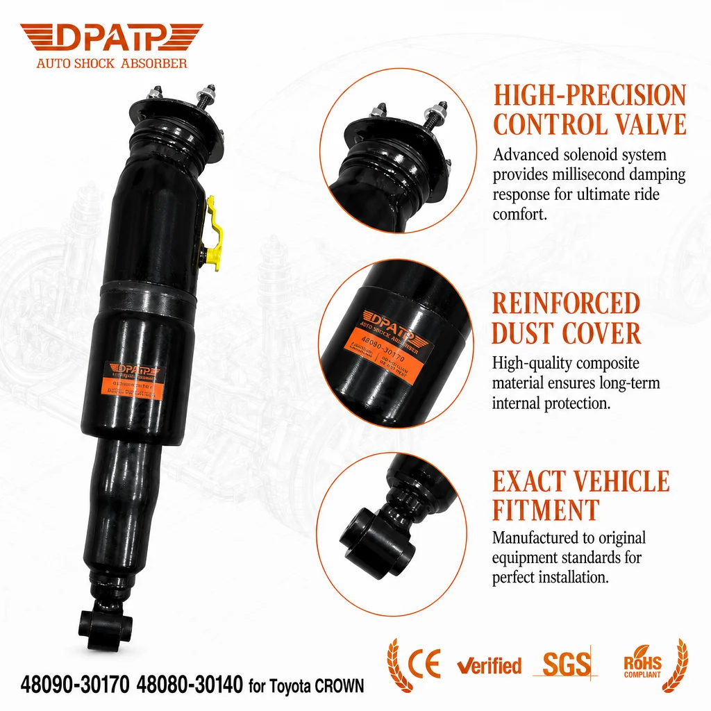 Factory Direct Sales Air Suspension Coilovers Kit Rear Shock Absorber Strut Assembly for Toyota CROWN 48090-30170 48080-30140