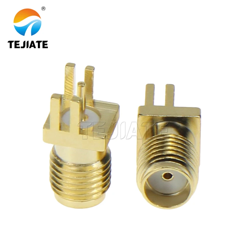SMA-KE external thread internal hole with offset of 1.0MM at a spacing of 1.0MM, total length 13.5MM, high-quality 6G
