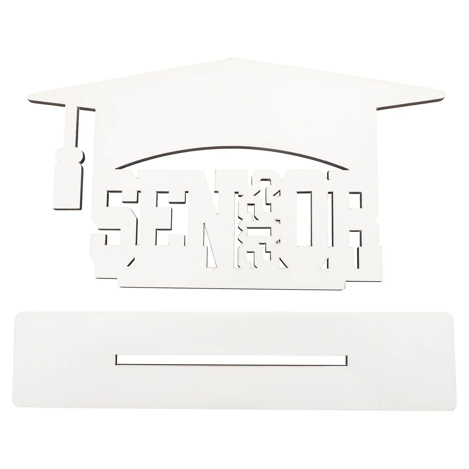 

1Set Senior 2025 Graduation Sublimation Blank Diy Wooden Table Sign For Graduation Season Decorations College Graduation Decor