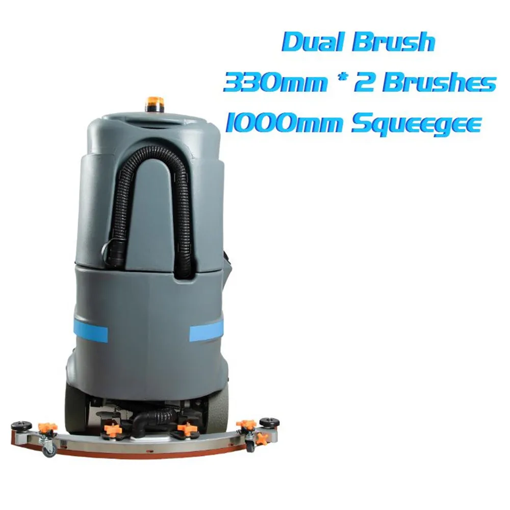 معدات تنظيف فرشاة تنظيف الأرضيات الصناعية متعددة الوظائف على جهاز تنظيف الأرضيات