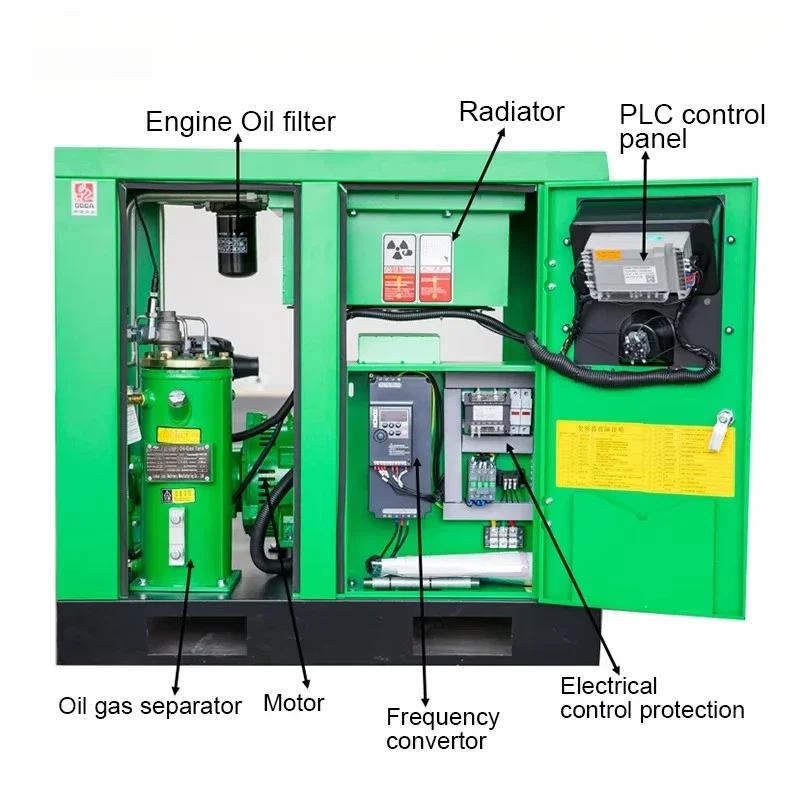 Electric Air Compressor Oil-Free Piston Design Quiet Operation Ideal for Home Garages & Small Workshops Efficient Hot