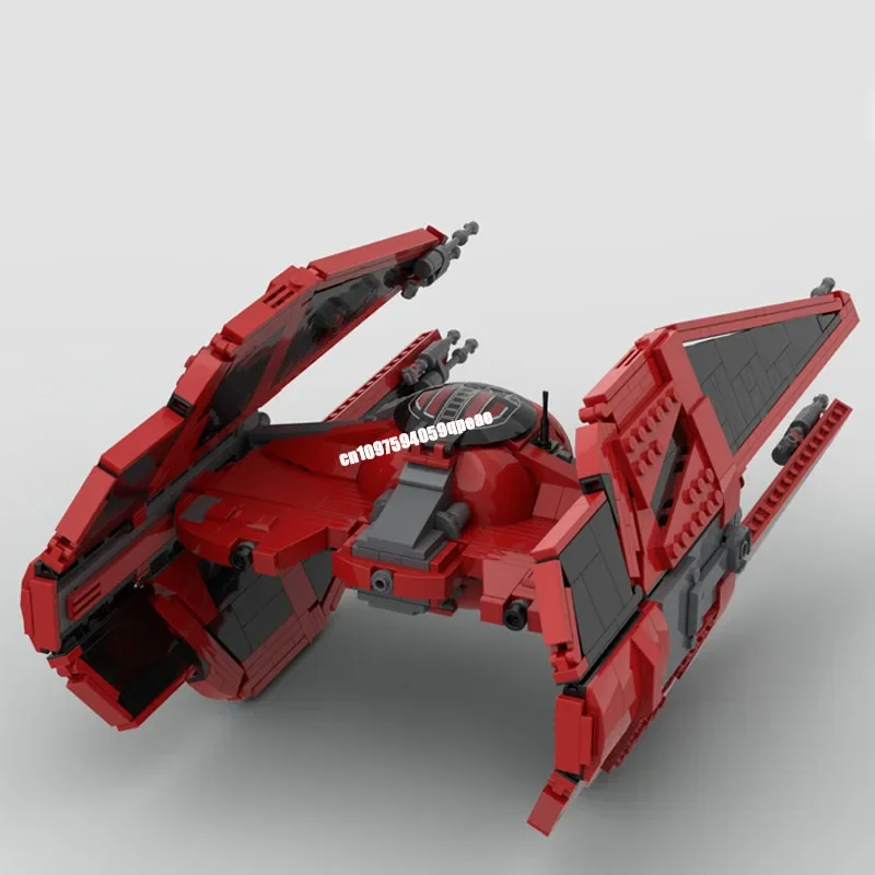 Neue 1013 Stücke Berühmte Star Battle Film Moc Krawatte Baron Spacefighter Modell Diy Kreative Ideen Kind Spielzeug Geburtstagsgeschenk Benutzerdefinierte Puzzle