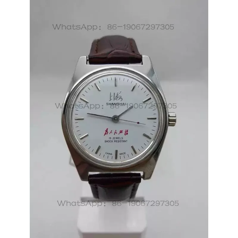 Old watch manual winding 7120 pure mechanical watch 19 diamond movement second-hand quality beauty