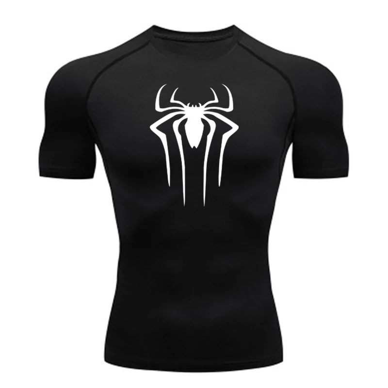 New Compression Shirt Men Fitness Gym Super Hero Sport Running T-Shirt Rashgard Tops Tee Quick Dry Short Sleeve T-Shirt For Men