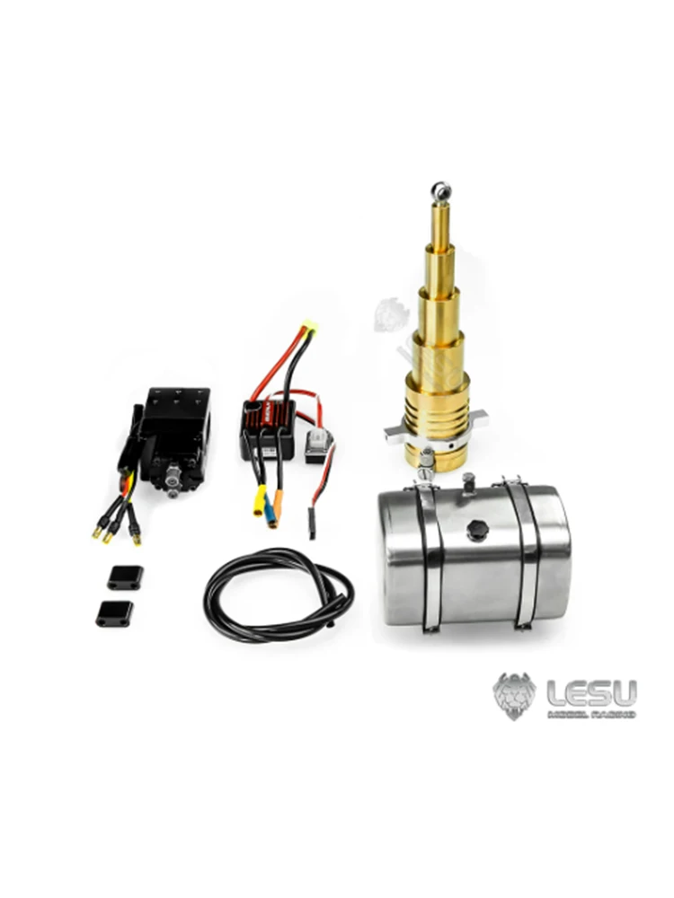 RC 1/14 Hydrauliksystem Zylinder Hebevorrichtung Hydraulikmodifikation für Tamiya Hydraulikbagger Lader Muldenkipper DIY-Teile – Detail 3
