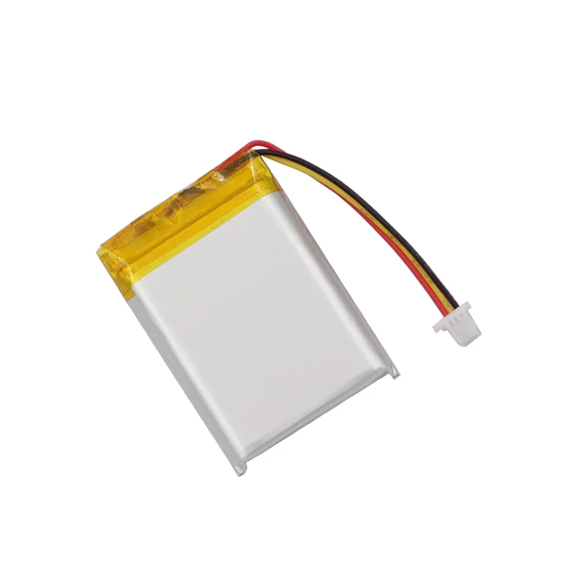 La batterie aste de Lipo de lithium de 3.7V 900mAh 3.33Wh Li JST-SH la thermistance du connecteur NTC de 3pin 1mm 3 fils 703040 pour la caméra de GPS