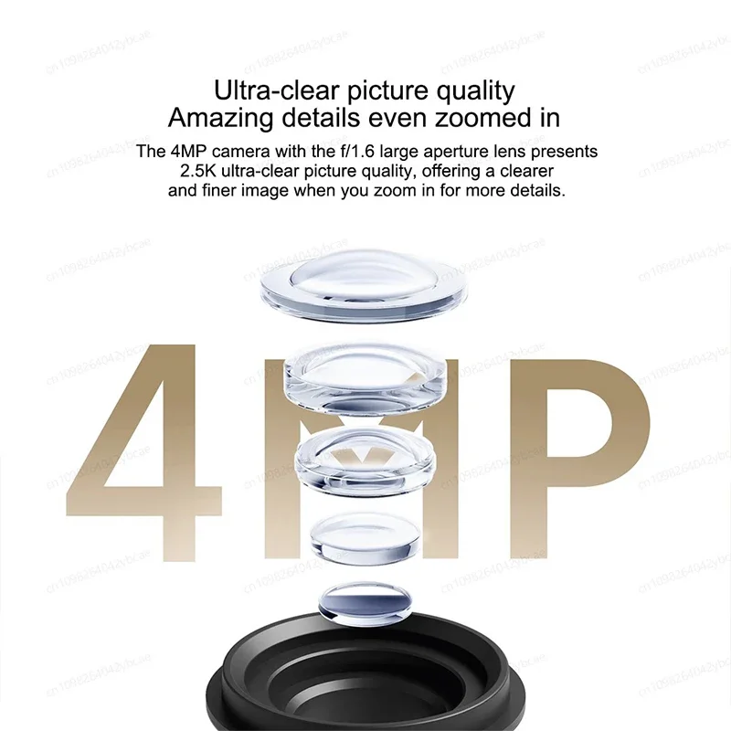 XIAOMI Outdoor Camera CW300，360° 4MP 2.5K，Two-Way Audio，Audible Visual Alarm，IP66，Human Tracking，Chinese Version With Adapter