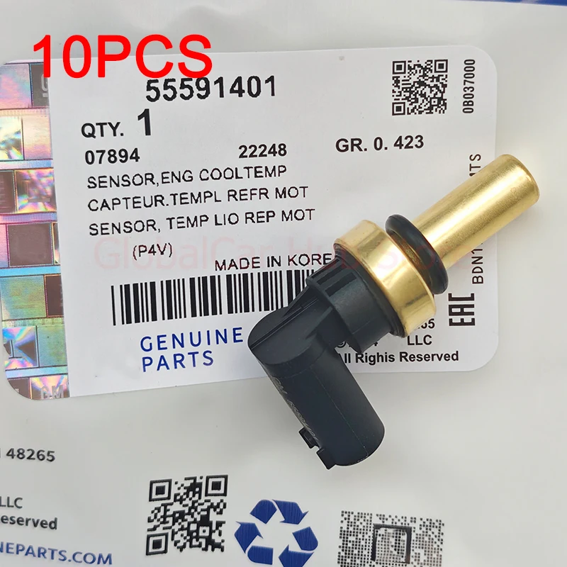 

10PCS Water Coolant Temperature Sensor OEM# 55591401 55353807 For Chevrolet Astra Cruze Sonic Trax For Buick Encore GMC Canyon